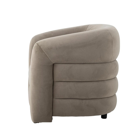 Joel Lounge Chair, Grey, Polyester