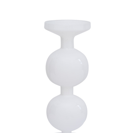 Świecznik UNC BULB biały 25 cm