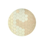 Dywan bawełniany Lorena Canals PLANET BEE żółty Ø140 cm