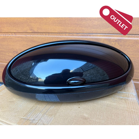Bread bin ALESSI Gnam black (outlet)