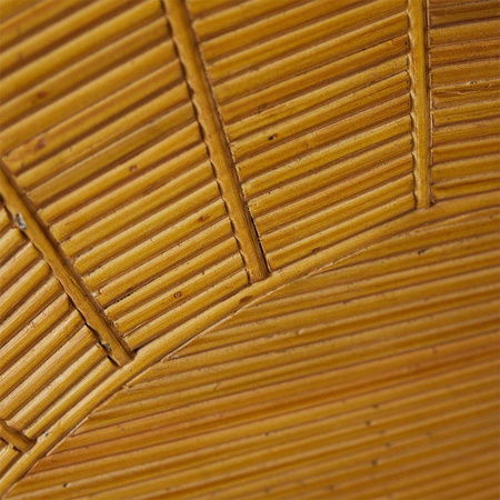 Rattan wall panel sun