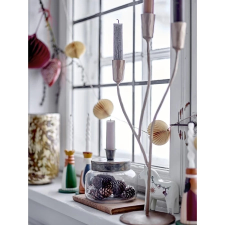 Świecznik Bloomingville LORINE złoty