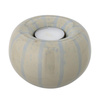 Agate Votive, Yellow, Stoneware