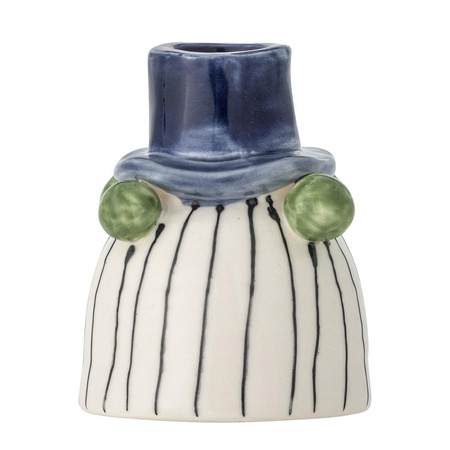 Świecznik Bloomingville TACANA niebieski