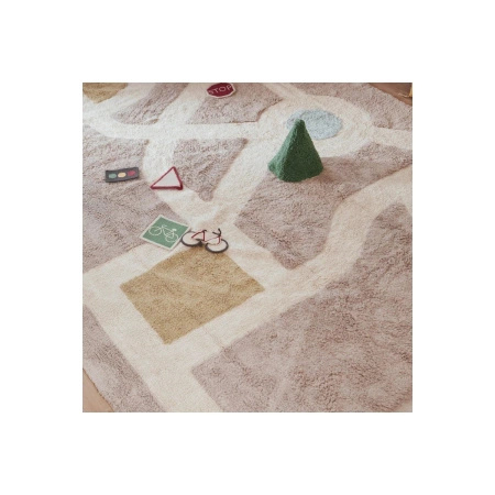 Dywan bawełniany Lorena Canals ECO CITY beżowy 200 x 300 cm