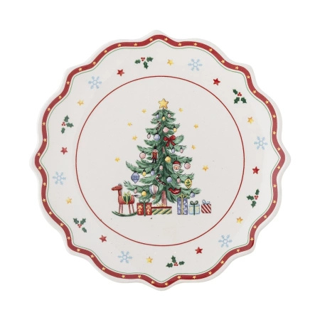 Talerz Bloomingville NAIVE czerwony