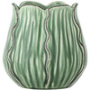 Elros Vase, Green, Stoneware