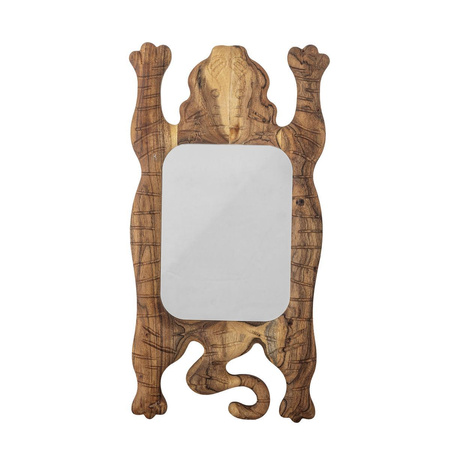 Marga Wall Mirror, Brown, Acacia