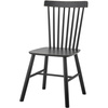 Mill Dining Chair, Black, Rubberwood
