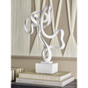 Arista Deco, White, Resin