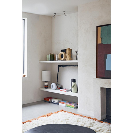 Fluffy square rug 'retro summers' (250x250)