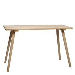 Biurko drewniane Hübsch dębowe 150 cm naturalne