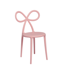 Krzesło Qeeboo Ribbon różowe matowe