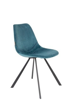 Krzesło Dutchbone Franky niebieskie