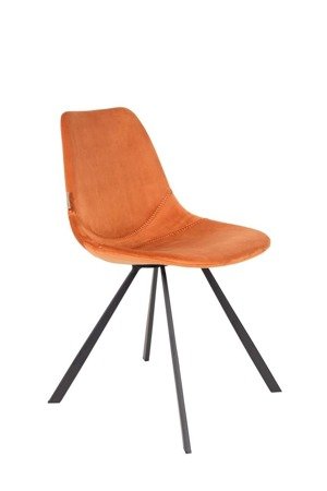 Krzesło Dutchbone Franky pomarańczowe