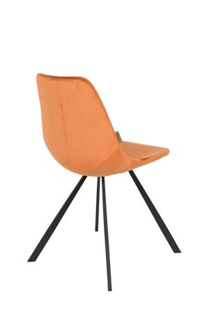 Krzesło Dutchbone Franky pomarańczowe