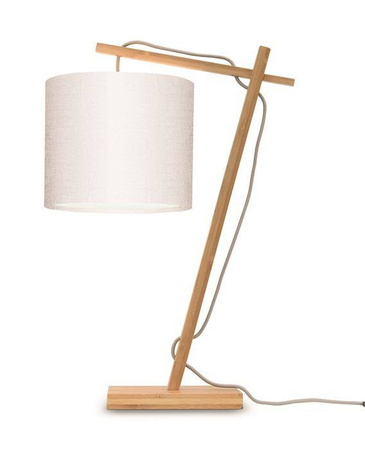Lampa biurkowa naturalna ANDES GOOD&MOJO biało naturalna