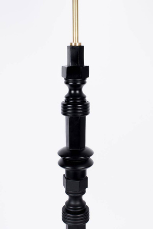 Lampa podłogowa TOTEM aluminiowa, czarna