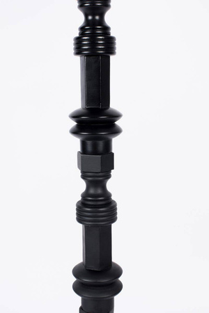 Lampa podłogowa TOTEM aluminiowa, czarna