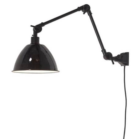 Lampa ścienna Amsterdam 60cm, czarna, M
