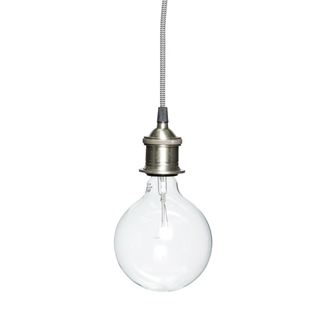 Lampa wisząca Hübsch stalowa szara