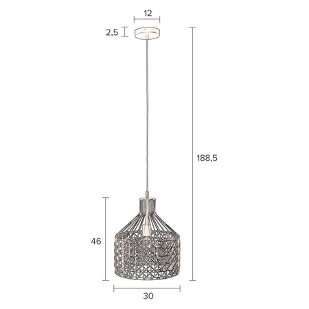 Lampa wisząca JIM WIDE Dutchbone