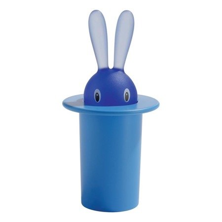Pudełko na wykałaczki Królik Alessi Magic Bunny niebieski