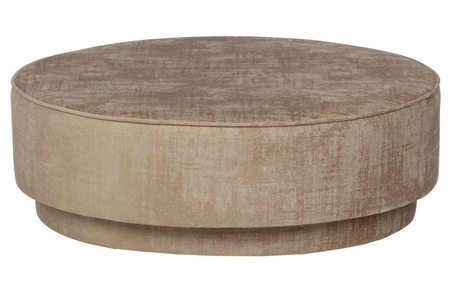 Pufa Woood PEARL velvet szampański rozmiar XL