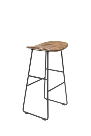 Stołek barowy niski TANGLE aboutHome design naturalny