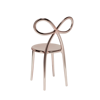 Krzesło Qeeboo Ribbon metalizowane różowo złote