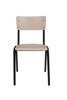 Krzesło Zuiver Back to School beżowe matowe