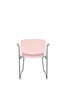 Krzesło z podłokietnikami STACKS różowy