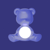 Lampa stołowa Qeeboo Miś Teddy Girl fioletowa