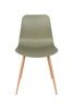 Nowoczesne krzesło aboutHome design oliwkowe zielone